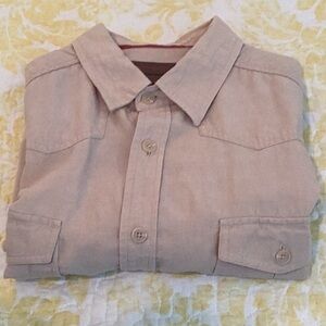 Men's Casual Tan  Shirt